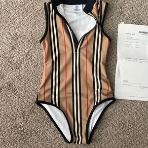 Brand New youth Burberry bathing suit. Size 10y never worn just tried on